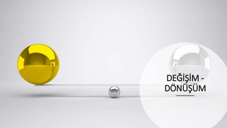 DEĞİŞİM -
DÖNÜŞÜM
 