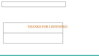 THANKS FOR LISTENING!
 
