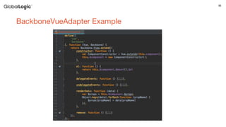 36
BackboneVueAdapter Example
 