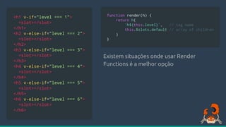 Vue.js o poder das render functions | PDF