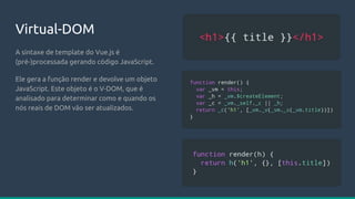 Vue.js o poder das render functions | PDF