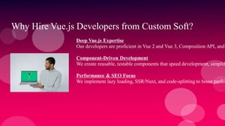 Hire Expert Vue.js Developers for High-Performance Web Apps with Custom ...