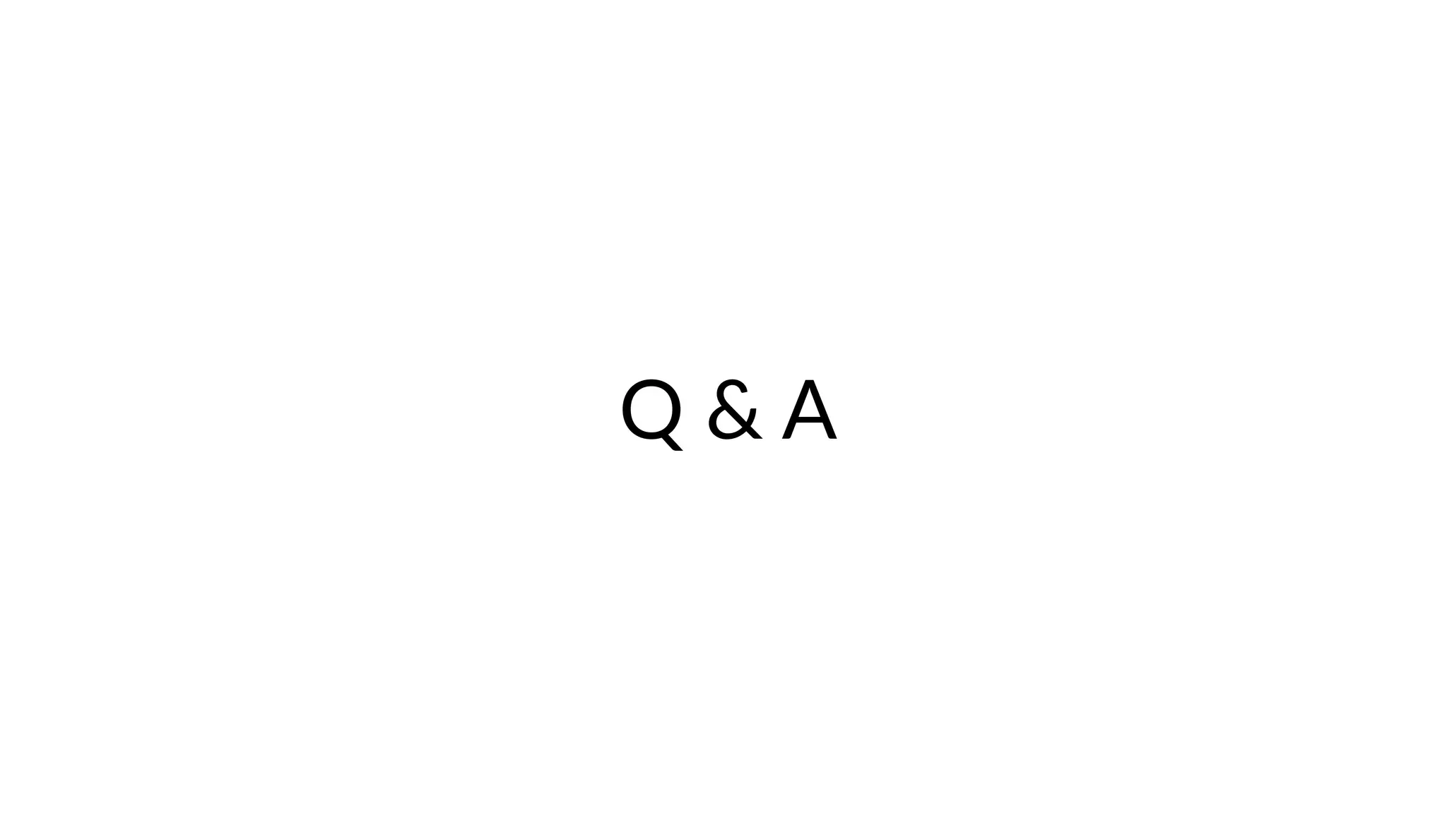 Q & A