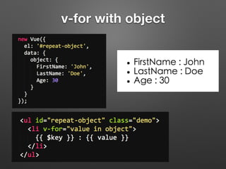 Conditional & List Rendering
 