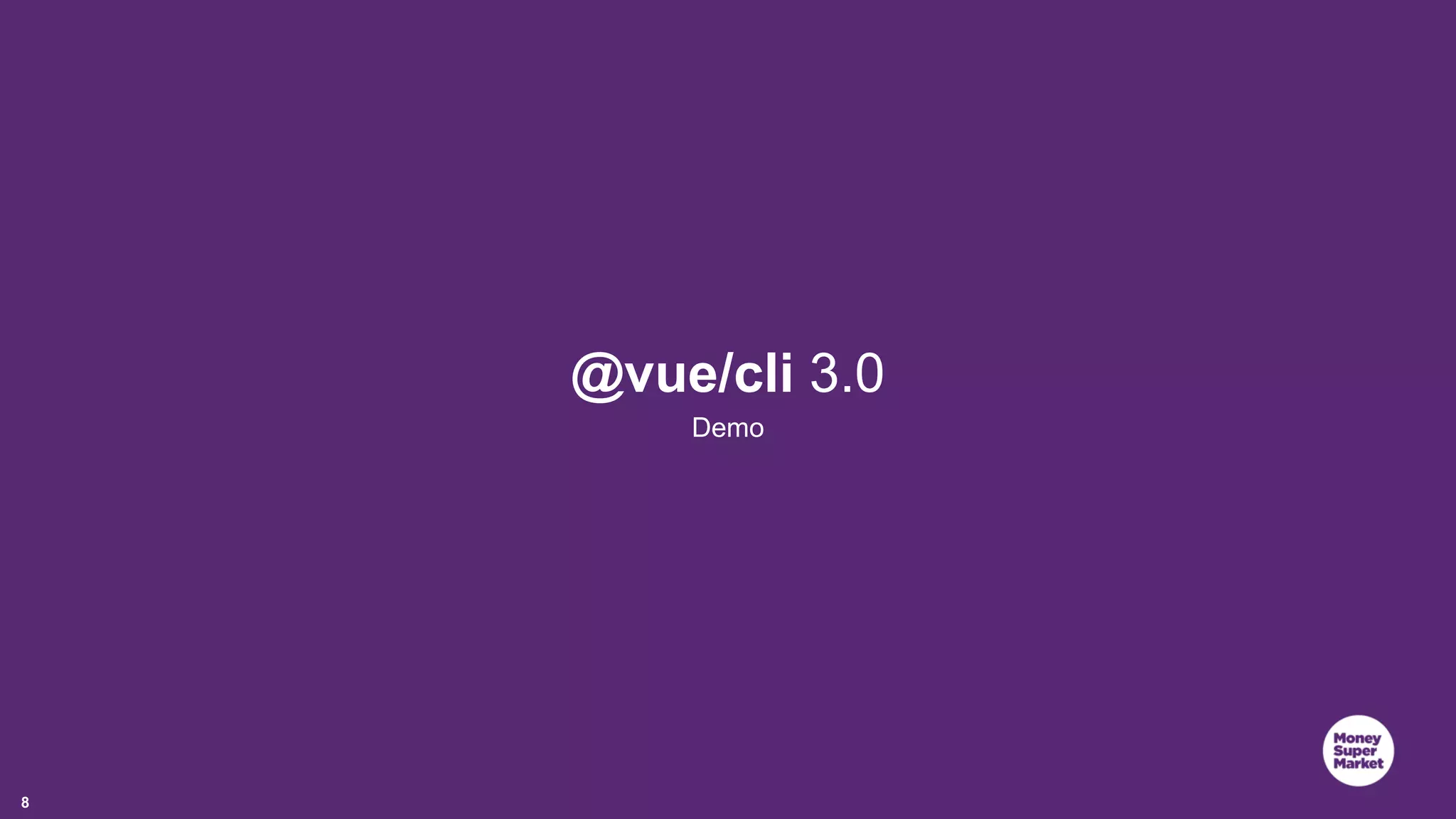 8 @vue/cli 3.0 Demo 