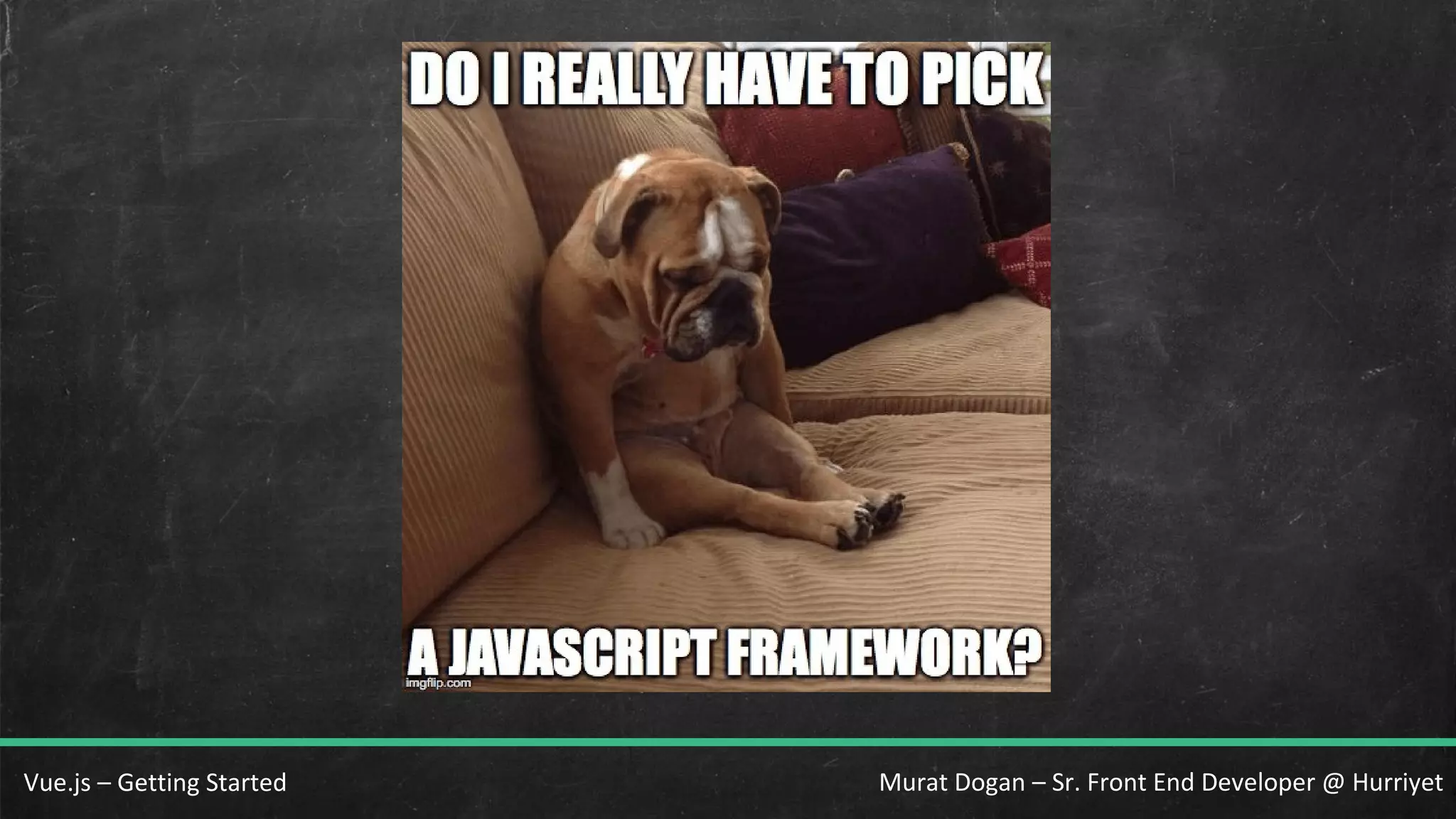 Murat Dogan – Sr. Front End Developer @ HurriyetVue.js – Getting Started 