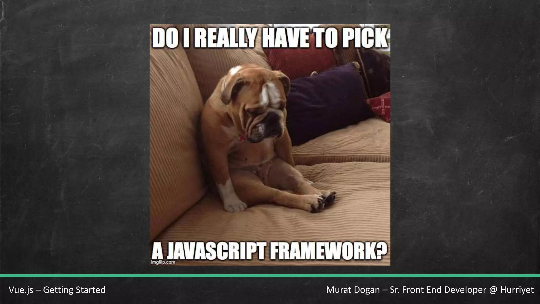 Murat Dogan – Sr. Front End Developer @ HurriyetVue.js – Getting Started 