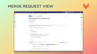 MERGE REQUEST VIEW
 