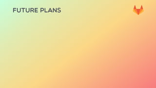 FUTURE PLANS
 