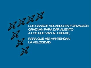 Vuelo De  Los Gansos