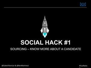 www.bestppt.com
SOCIAL HACK #1
SOURCING – KNOW MORE ABOUT A CANDIDATE
@GabeVillamizar & @BenMartinezJ #VueNatio
 