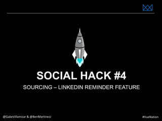www.bestppt.com
SOCIAL HACK #4
SOURCING – LINKEDIN REMINDER FEATURE
@GabeVillamizar & @BenMartinezJ #VueNation
 