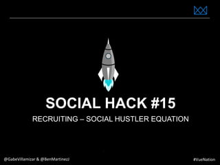www.bestppt.com
SOCIAL HACK #15
RECRUITING – SOCIAL HUSTLER EQUATION
@GabeVillamizar & @BenMartinezJ #VueNation
 