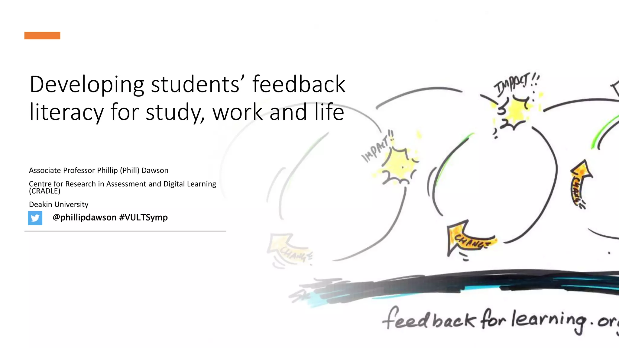 Developing Students Feedback Literacy For Study Work And Life Ppt Developing Students Feedback Literacy For Study Work And Life Ppt