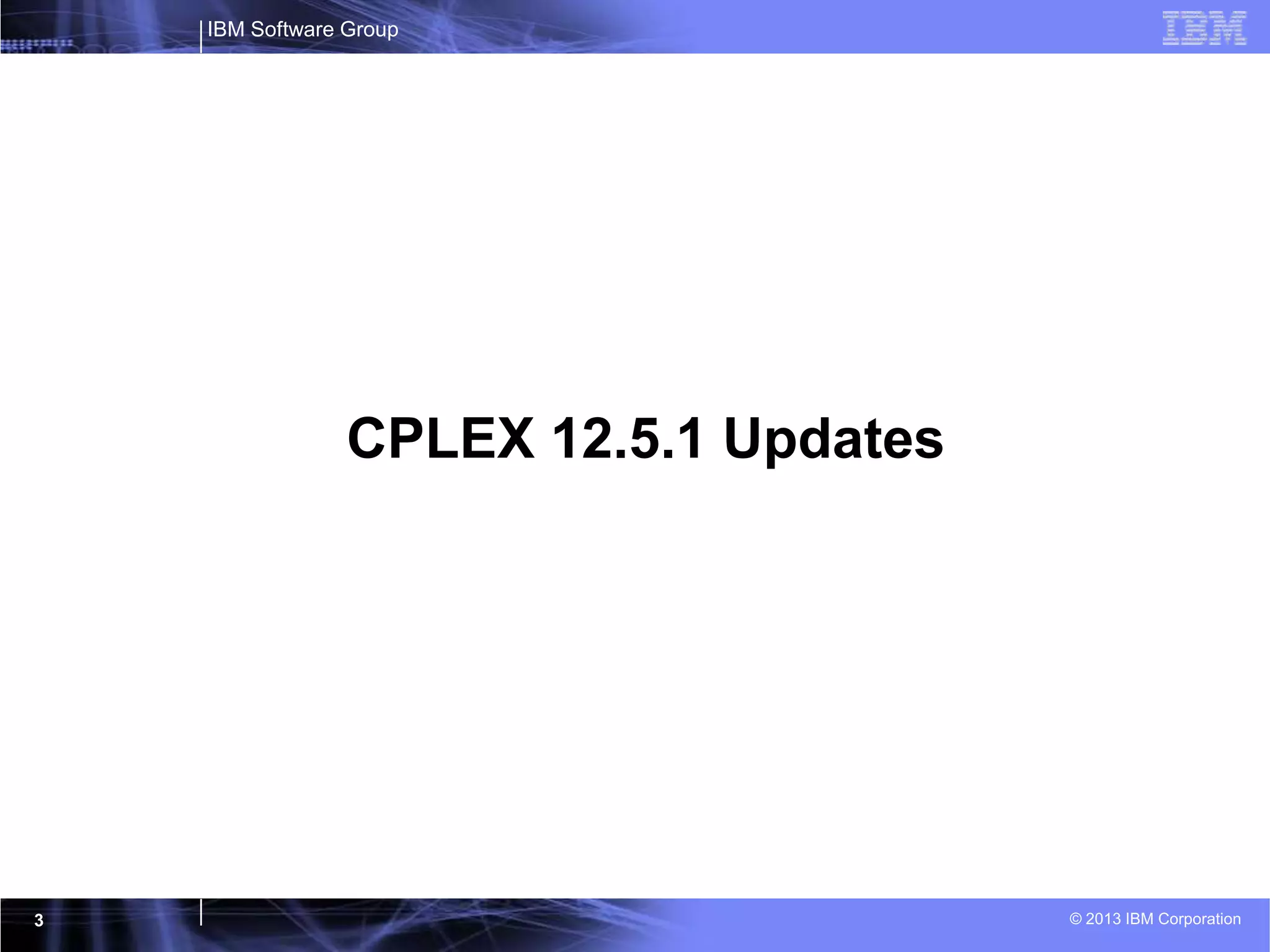 CPLEX 12.5.1 remote object - June 2013 | PPT