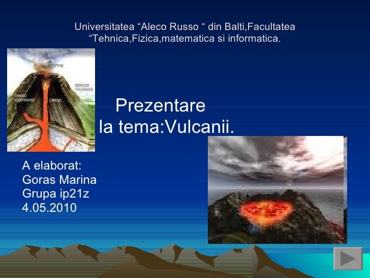 Vulcani Ppt