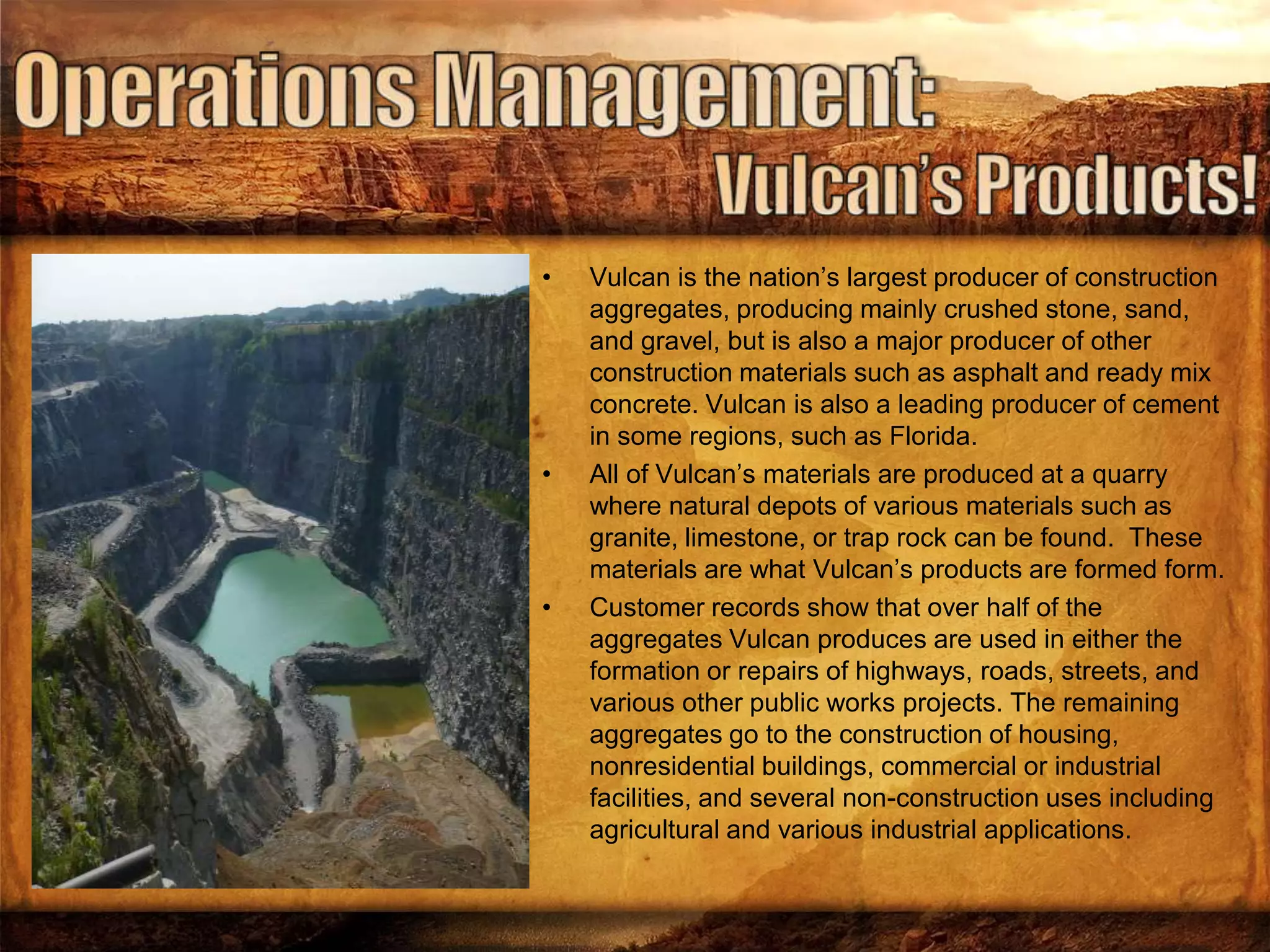 Vulcan Materials Ppt