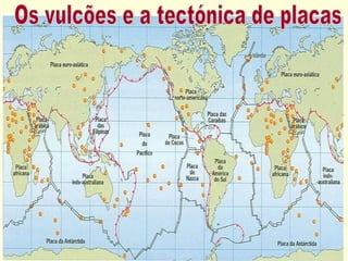 Os vulcões e a tectónica de placas 