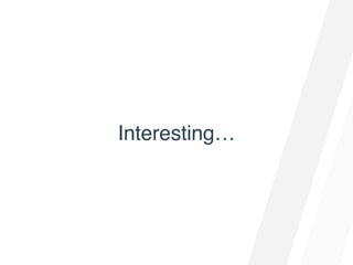 Interesting…
 