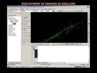 DEPLOYMENT OF ERRORS IN DRILLING
 