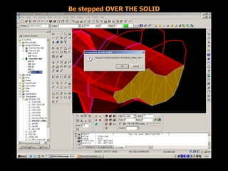 Be stepped OVER THE SOLID
 