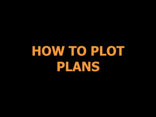 HOW TO PLOT
  PLANS
 