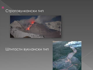 

Стратовулкански тип

Штитасти вуклански тип

 