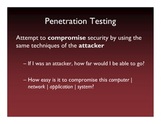 Vulnerability Scanning or Penetration Testing?