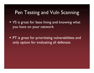 Vulnerability Scanning or Penetration Testing?