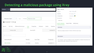 Detecting a malicious package using Xray
51
 