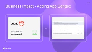 Business Impact - Adding App Context
13
 