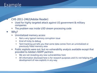 Vulnerability analysis and practical data flow analysis visualization | PDF