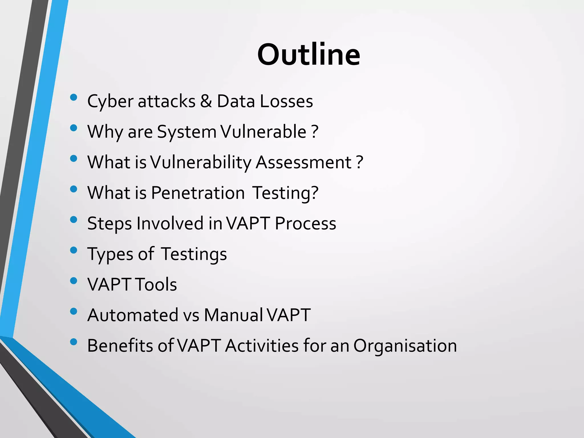 Vulnerability assessment & Penetration testing Basics | PPTX ...