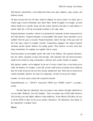 Vulnerability scanning project | PDF