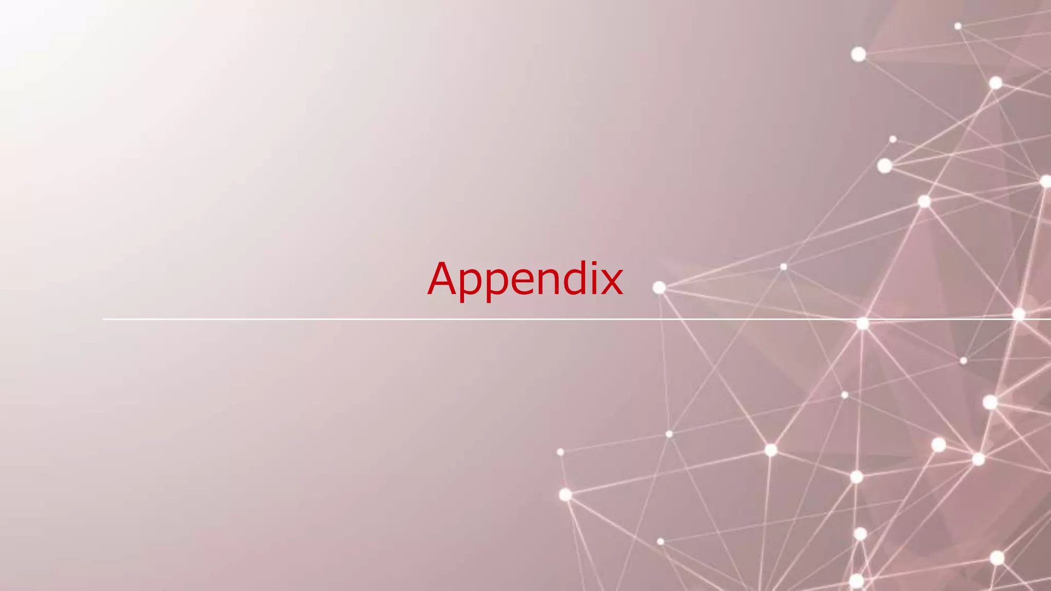 Appendix
 