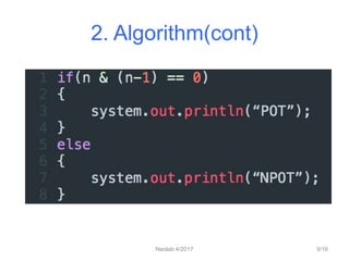2. Algorithm(cont)
Neolab 4/2017 9/16
 