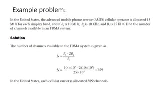 Example problem:
 