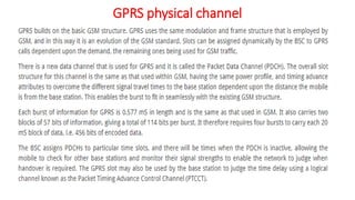 GPRS physical channel
 