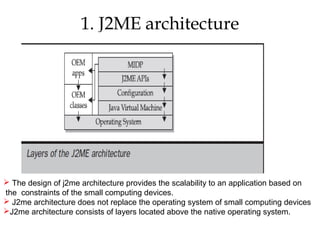 Mobile Application Development MAD J2ME UNIT 2 | PPT