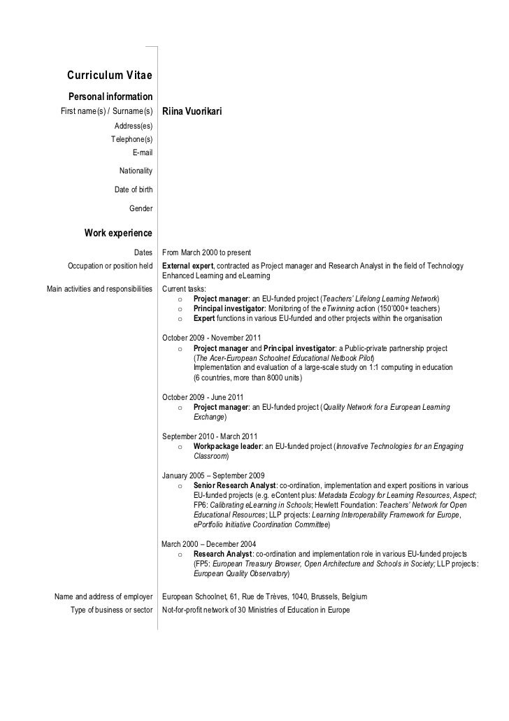 my updated cv resume resume education first