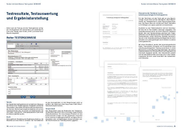 Wiener testsystem verkehr_2012_schuhfried
