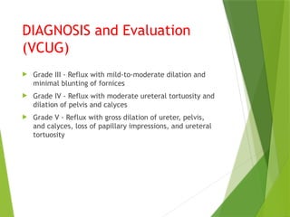 Vesico ureteric reflux.. Introduction and clinical management | PPTX