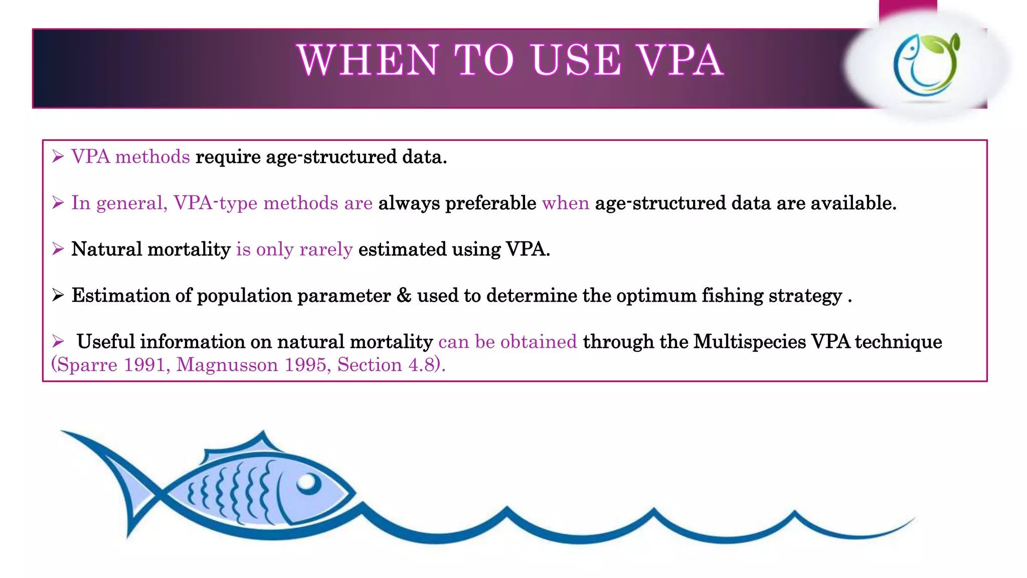 Vurtual population analysis ( VPA) | PPTX