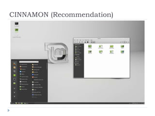 CINNAMON (Recommendation)
 