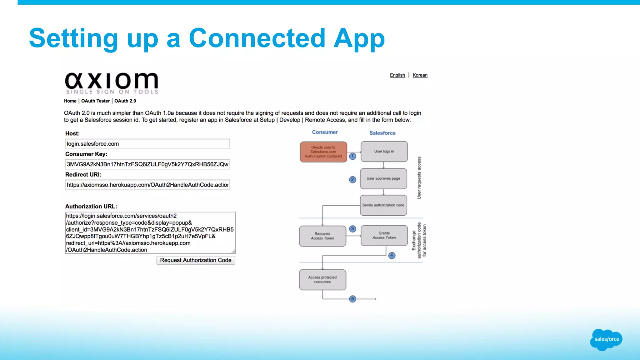 Setting up a Connected App 