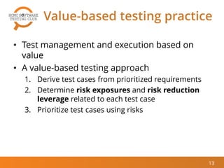 [Vu Van Nguyen] Value-based Software Testing an Approach to ...