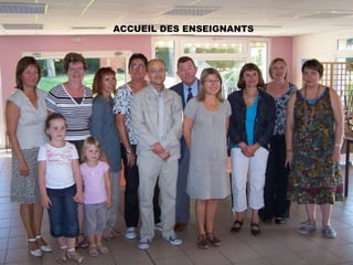 ACCUEIL DES ENSEIGNANTS 
