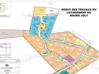 DEBUT DES TRAVAUX DU LOTISSEMENT DU BOURG JOLY 
