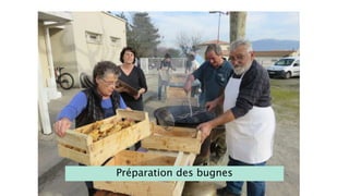 Préparation des bugnes
 