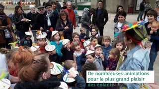 De nombreuses animations
pour le plus grand plaisir
des enfants !
 